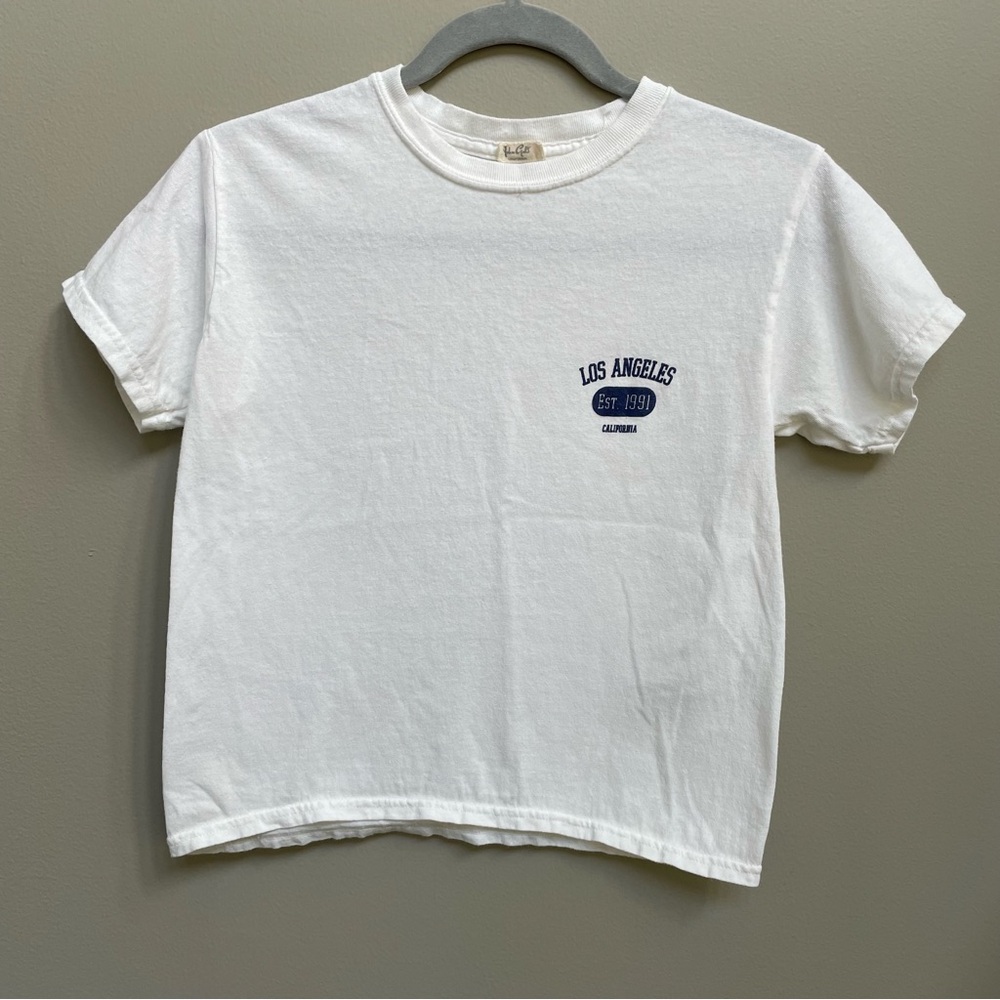 ❗️5/$20❗️John Galt/Brandy Melville Los Angeles 1991 Boho Beach 90’s Baby Tee